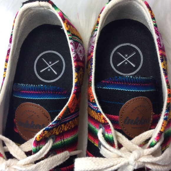 Inkkas Spectrum Lowtop Sneakers Boho Sz 11 - Picture 7 of 8